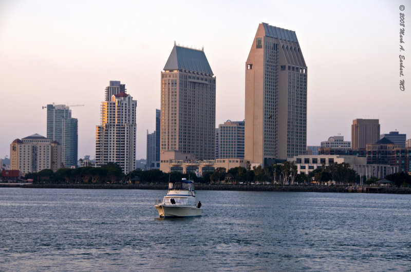 San Deigo From Across The Bay