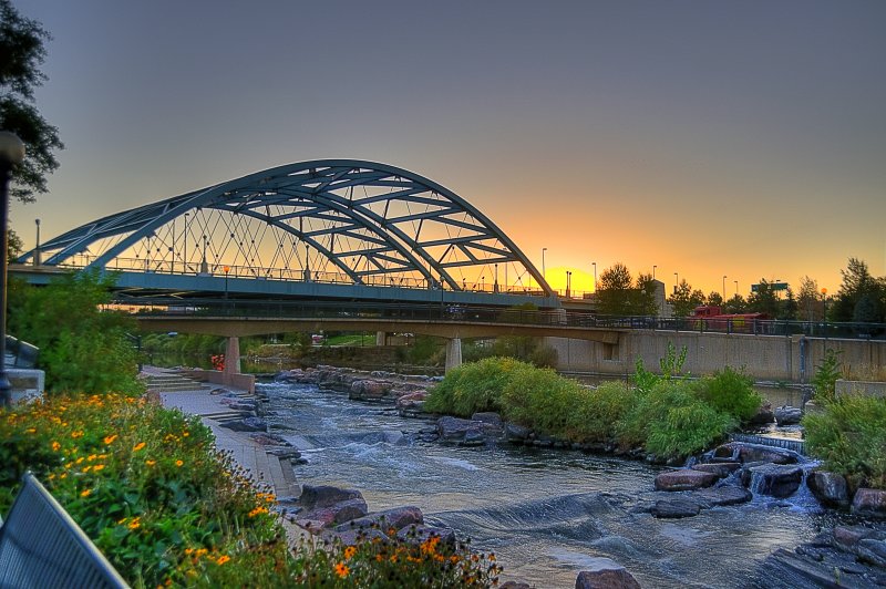 Sunset At Confluence Park, Denver