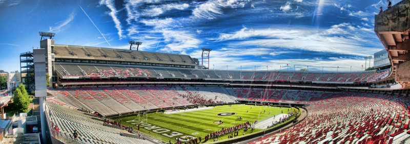 Sanford Stadium Panorama (Topaz Adjust)