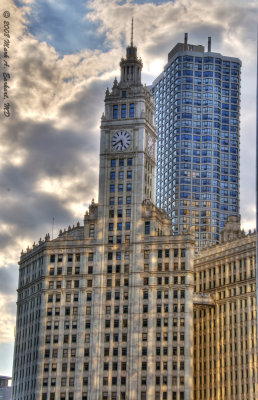The Wrigley Building Clock Tower