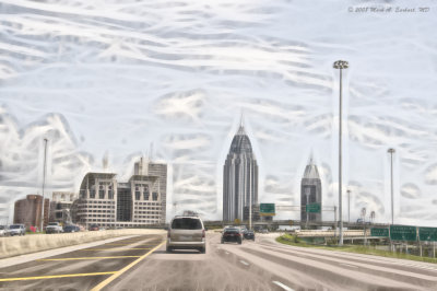 Mobile, Alabama, City Skyline