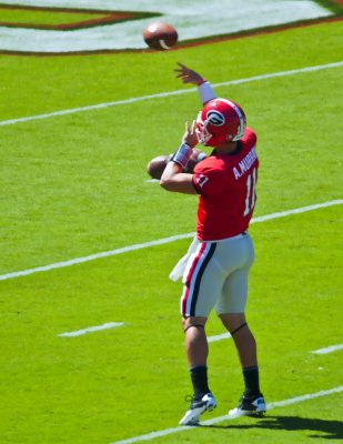 Aaron Murray Warmups 3