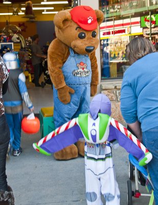 Big Bear meets Buzz Lightyear