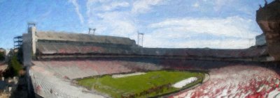 Sanford Stadium Panorama (Impasto)