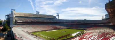 Sanford Stadium Panorama (Watercolor)