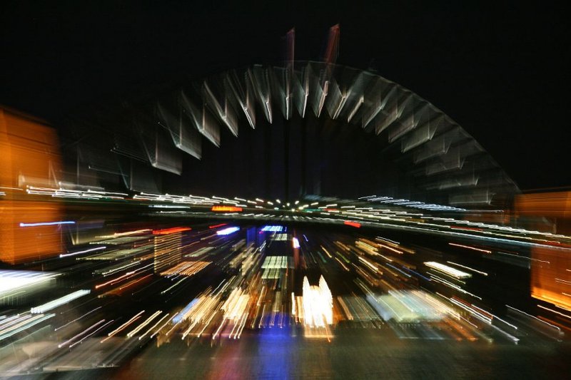 Sydney Harbour Bridge at night