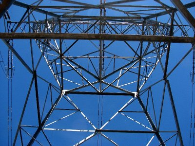 Jellore SF - transmission tower looking up