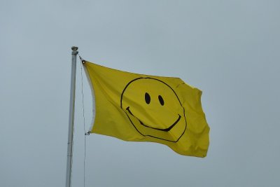 Smile at the world - Smiley flag