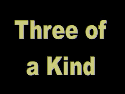 three of a kind