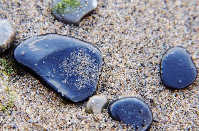 Pebbles on Beach