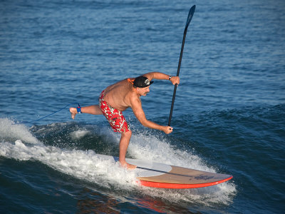 Grace on a Longboard:  Pismo