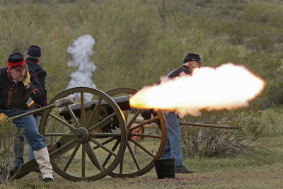 Civil War Re-enactment at Picacho Peak