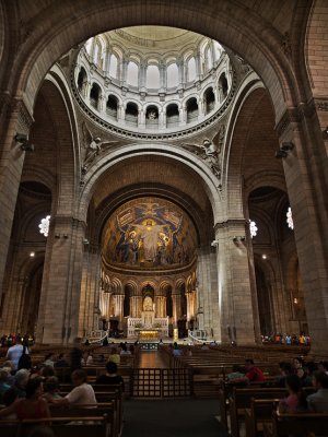 La Basilique du Sacr Coeur de Montmartre  - Inside