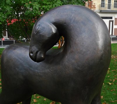 Blueback Square - Horse sculpture