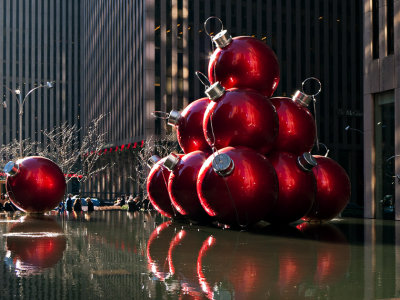 Christmas Ornaments NYC Style
