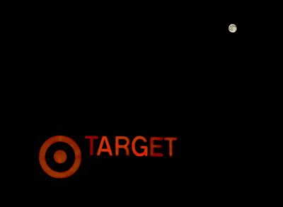 Moon over Target