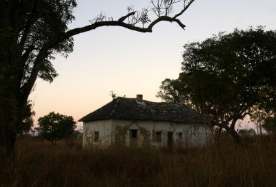 Old house on school grounds