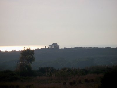 Temple C against the Mediterranean