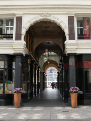 One of many shopping arcades