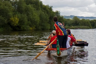 Pershore Dragon boaters.