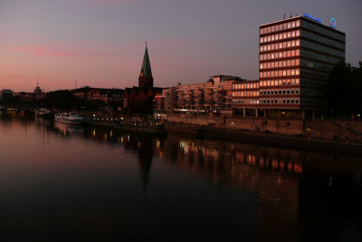 The River Weser, Bremen,Germany