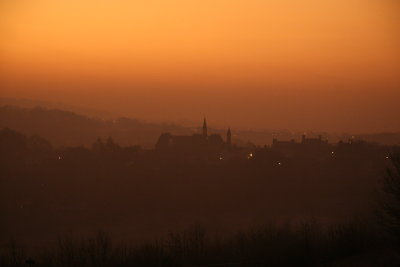 Winter Sun Rise looking over Bishop Auckland in County Durham