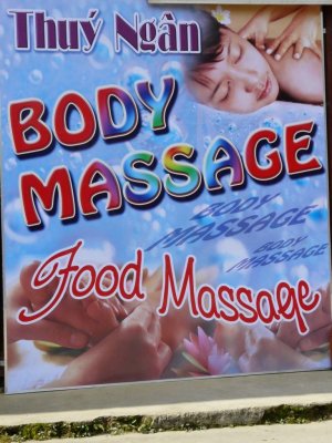 Un nouveau type de massage, ou une erreur de frappe !