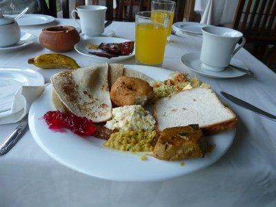 Dejeûner Sri Lankais, mmm...