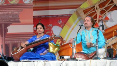 Musique carnatique (veena et flute)