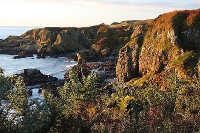 Sunrise on Muchalls_cliffs