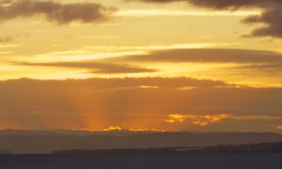 Sunset over Firth of Tay