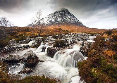 Buchaille Etive Moor after the snow