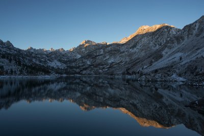 Lake Sabrina, Reflecting