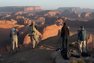 Photographers on Hunt's Mesa
