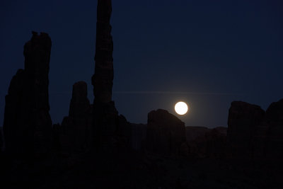Full Moon over the Totems