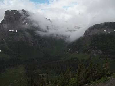 View From Going to the Sun Road