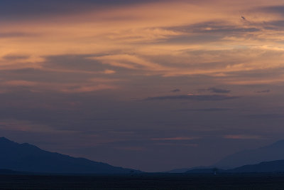 Last Light Over Owens Valley