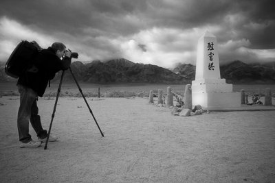 Photographing at Manzanar