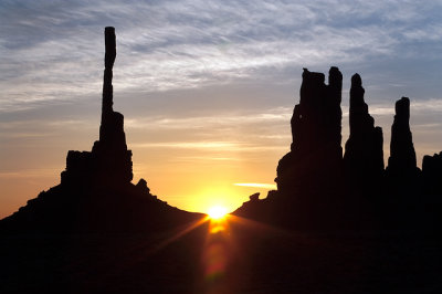 Daybreak at the Totem Pole