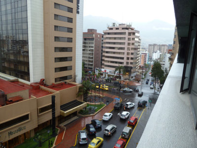 Quito from my Radisson Hotel Room