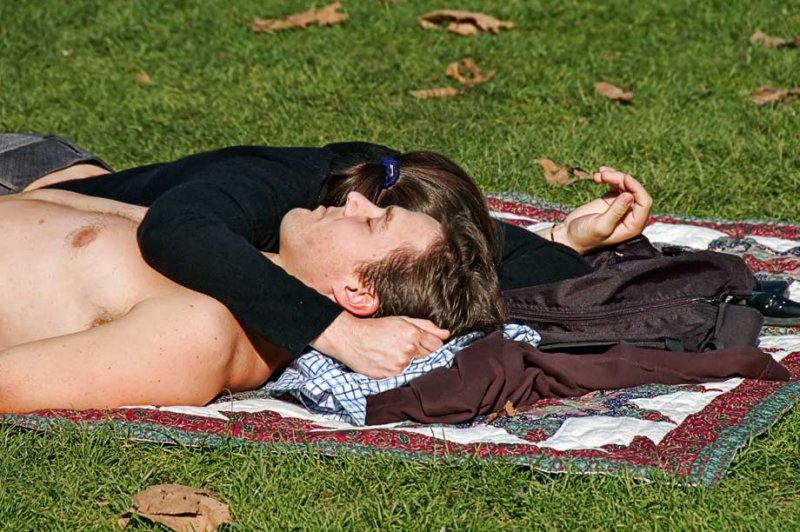Warm Parisian sun