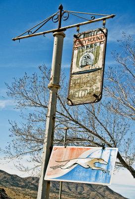 Old Greyhound bus stop, Hackberry Arizona