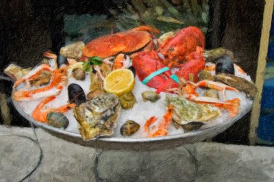 Still Life with Seafood