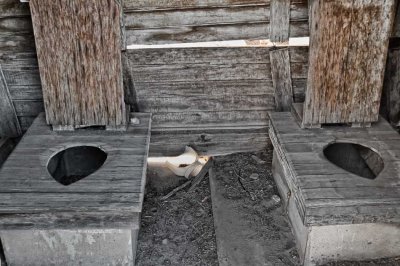 Facilities at Fairbank ghost town