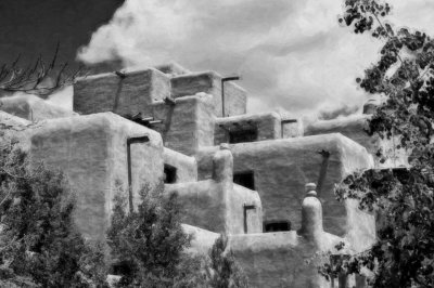 Santa Fe Pueblo Style