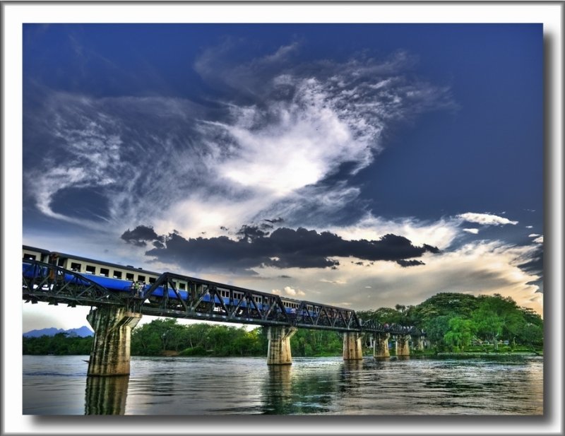 Bridge over the River Kwai (Khwae)  Kanchanaburi