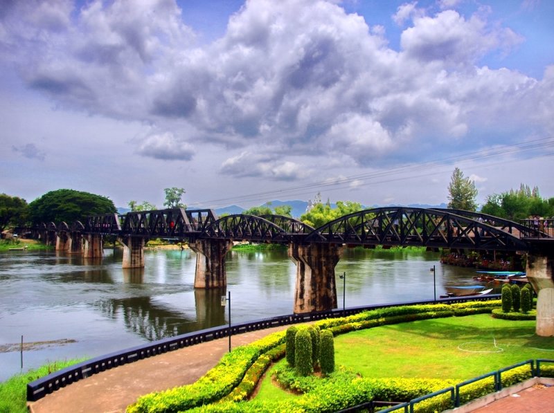 Bridge over the River Kwai (Khwae) Kanchanaburi