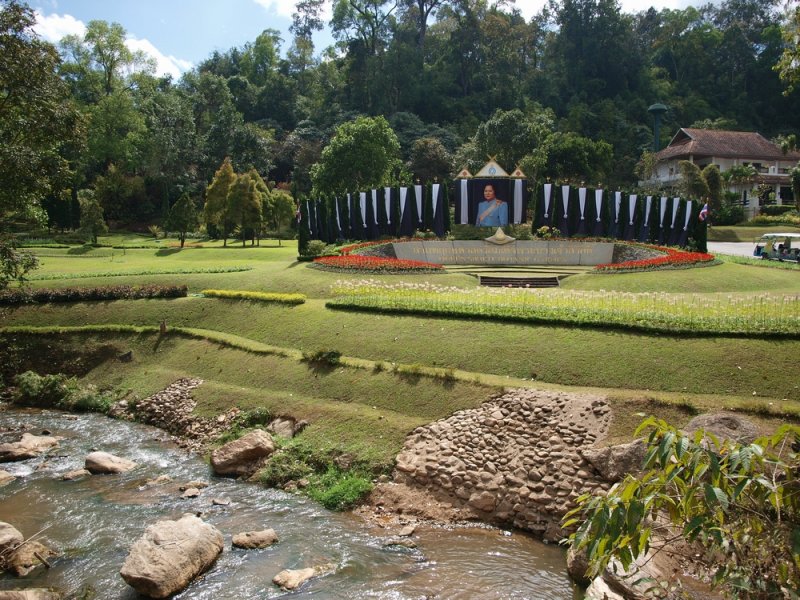 Botanical garden Chiang Mai Entrance