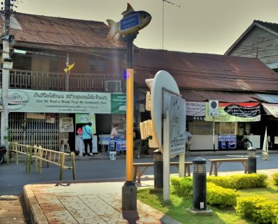 Walking Street Sign -  Kanchanaburi