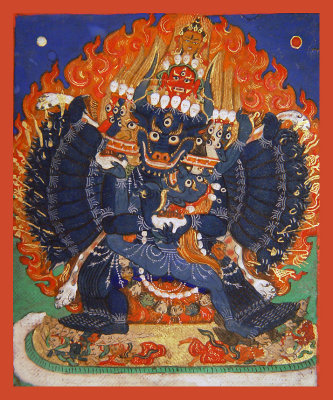 Vajrabhairava - with consort